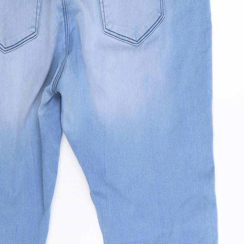 denim co Womens Blue  Denim Jegging Leggings Size 20 L28 in