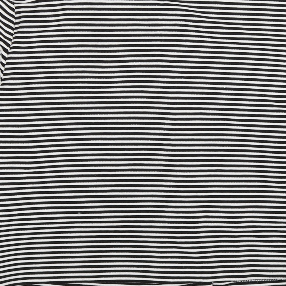 Papaya Womens Black Striped  Jacket  Size 14