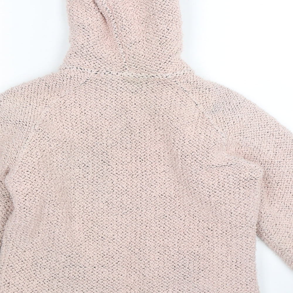 Weird Fish Womens Pink  Knit Jacket  Size XS