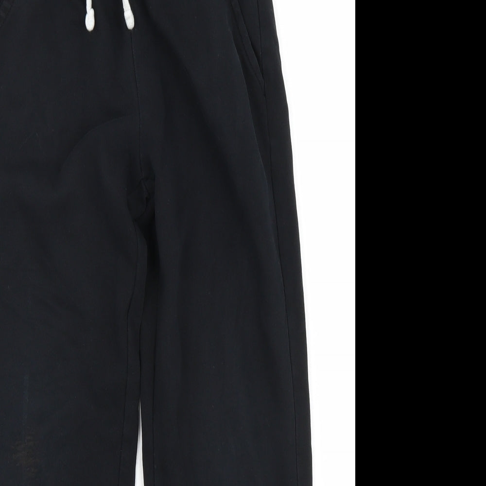 George Girls Black   Jogger Trousers Size 9-10 Years