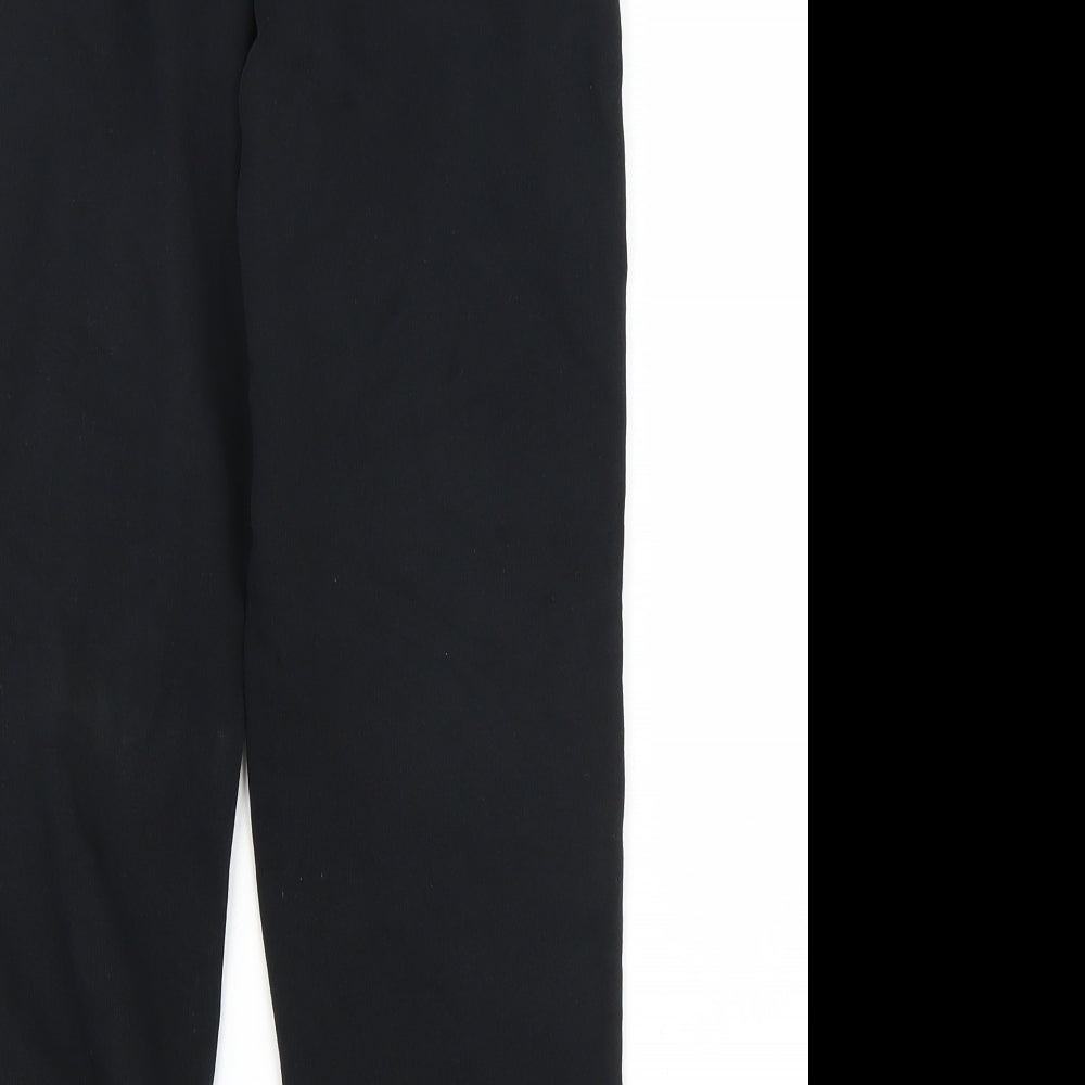 George Girls Black   Jogger Trousers Size 9-10 Years