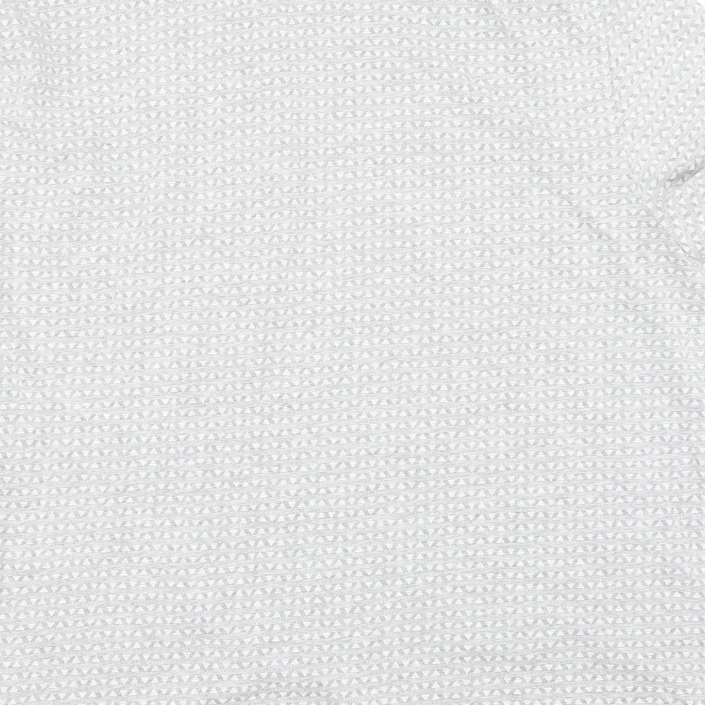 F&F Mens Grey Polka Dot   Polo Size 2XL