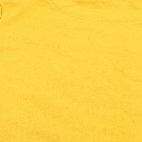 F&F Girls Yellow   Pullover Sweatshirt Size 3-4 Years