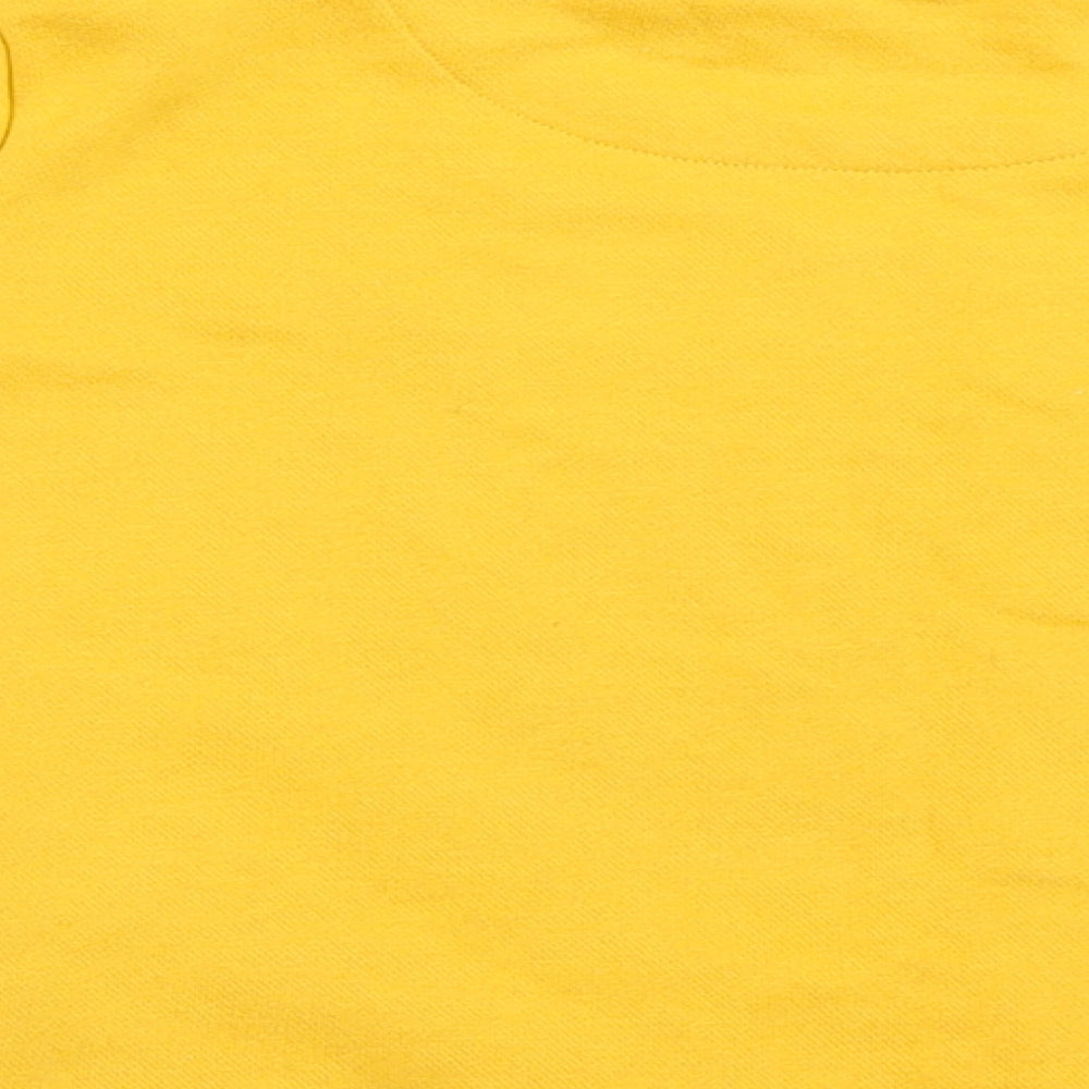 F&F Girls Yellow   Pullover Sweatshirt Size 3-4 Years