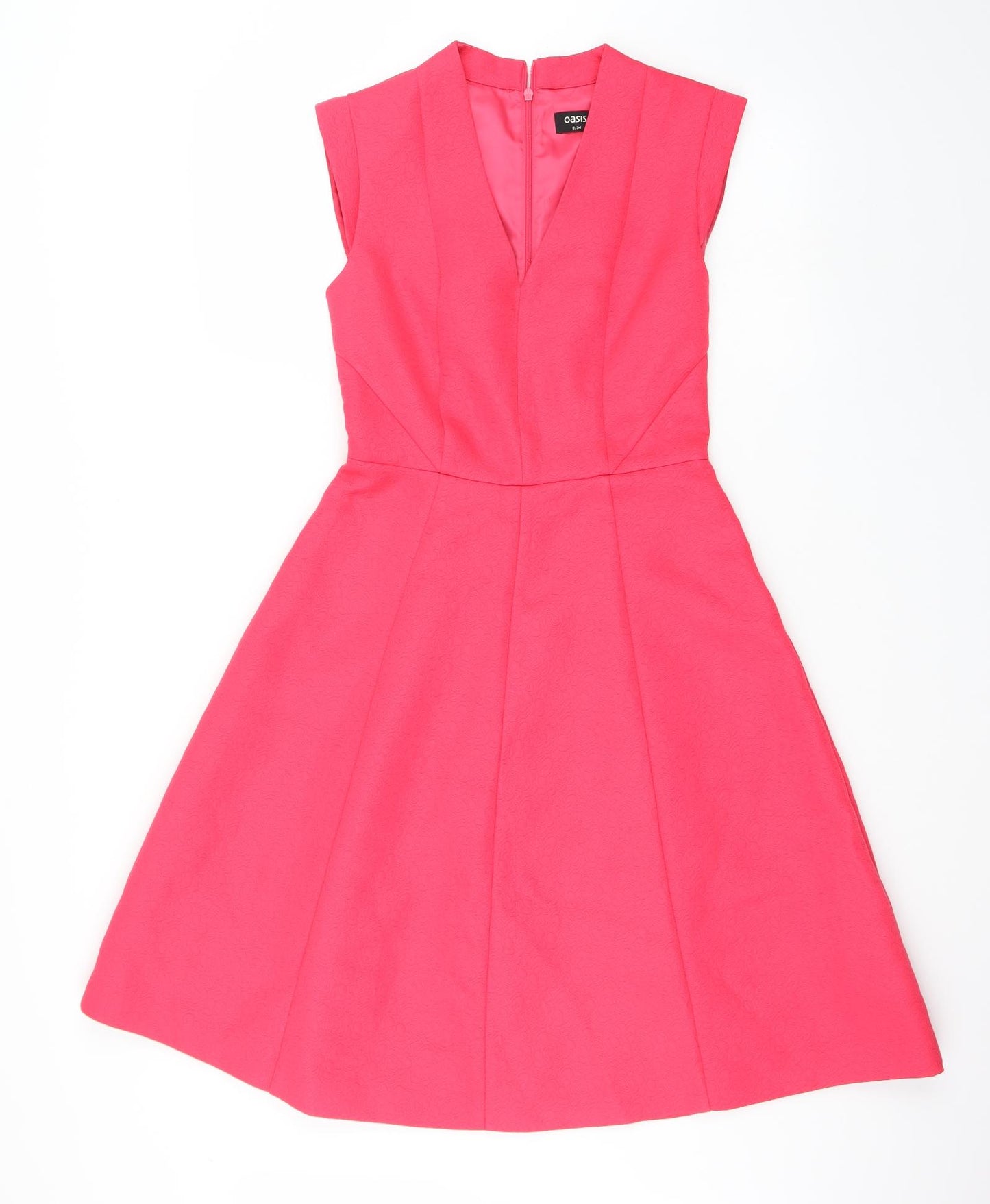 Oasis Womens Pink   Skater Dress  Size 8