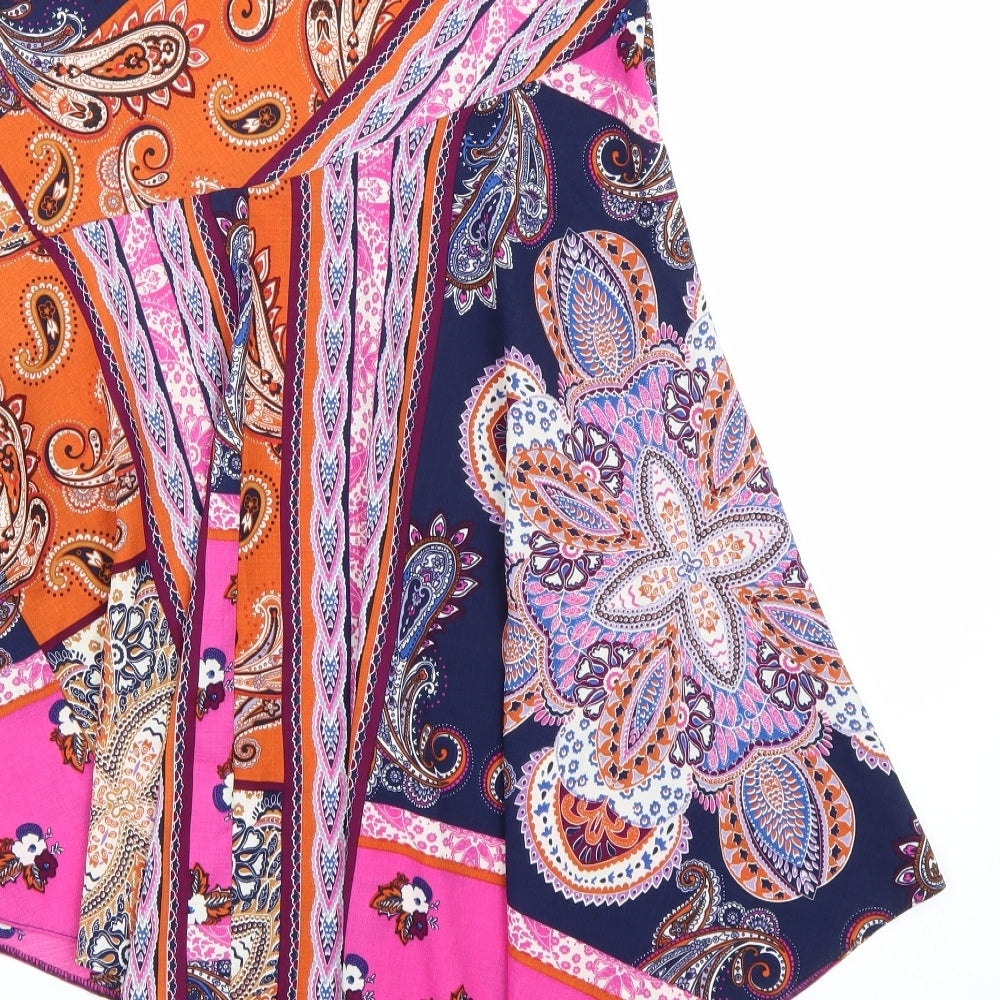 George Womens Multicoloured Fair Isle  Maxi Skirt Size 12