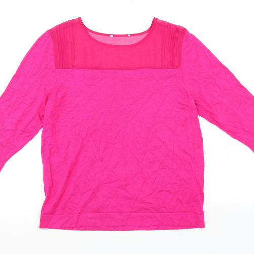 Per Una Womens Pink   Pullover Jumper Size 12