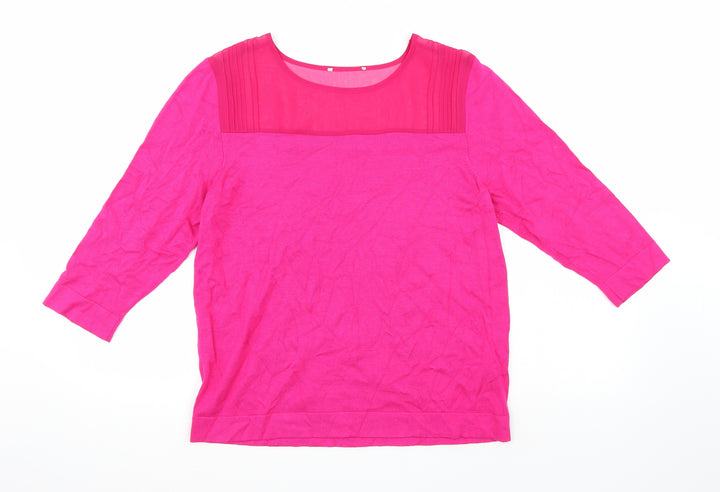 Per Una Womens Pink   Pullover Jumper Size 12