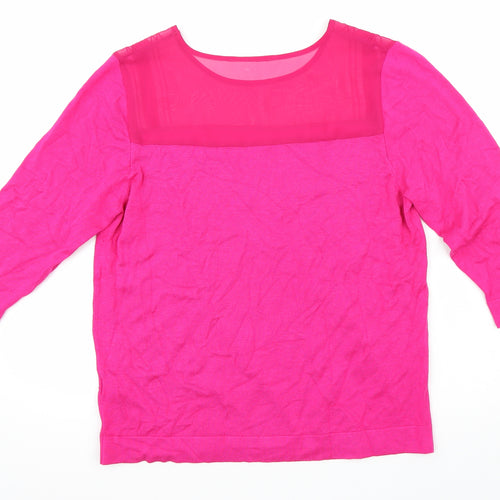 Per Una Womens Pink   Pullover Jumper Size 12