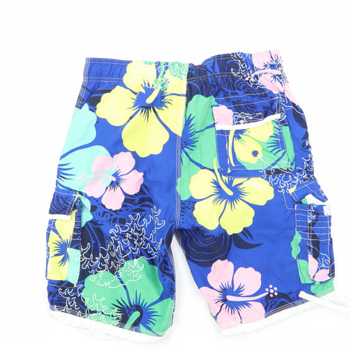 G Active Mens Multicoloured Floral  Bermuda Shorts Size L - Swimming shorts