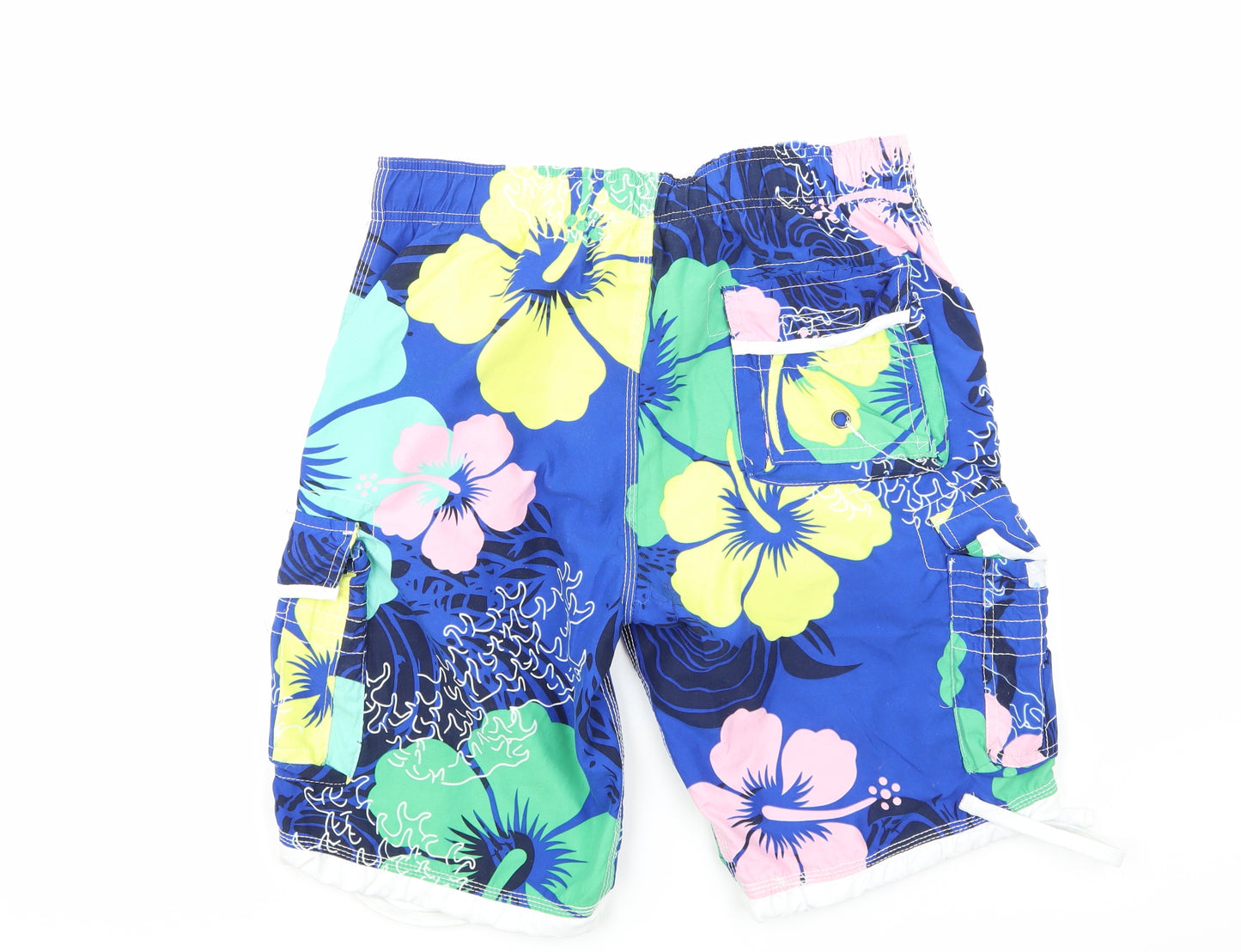 G Active Mens Multicoloured Floral  Bermuda Shorts Size L - Swimming shorts