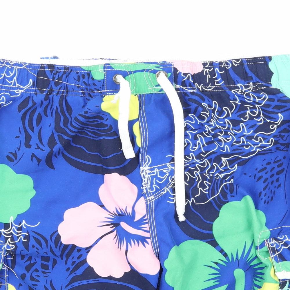 G Active Mens Multicoloured Floral  Bermuda Shorts Size L - Swimming shorts
