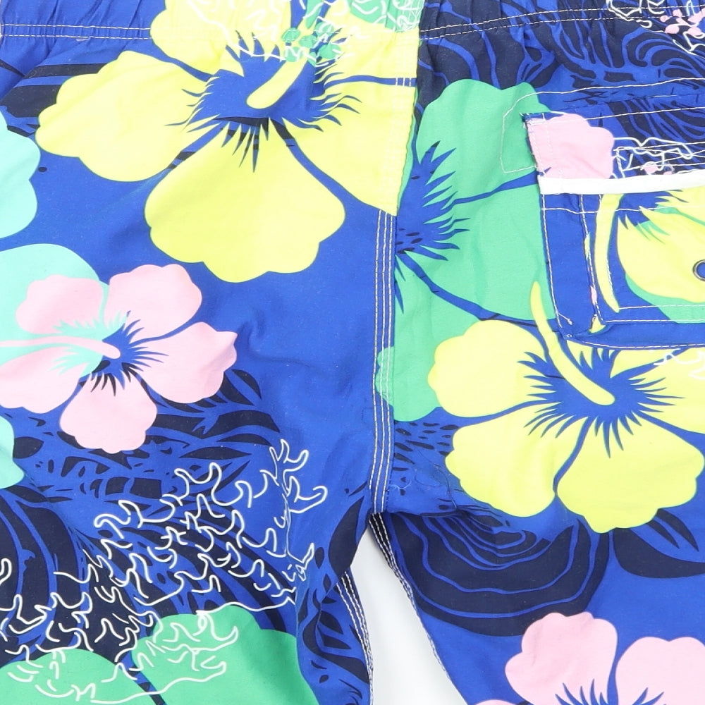 G Active Mens Multicoloured Floral  Bermuda Shorts Size L - Swimming shorts