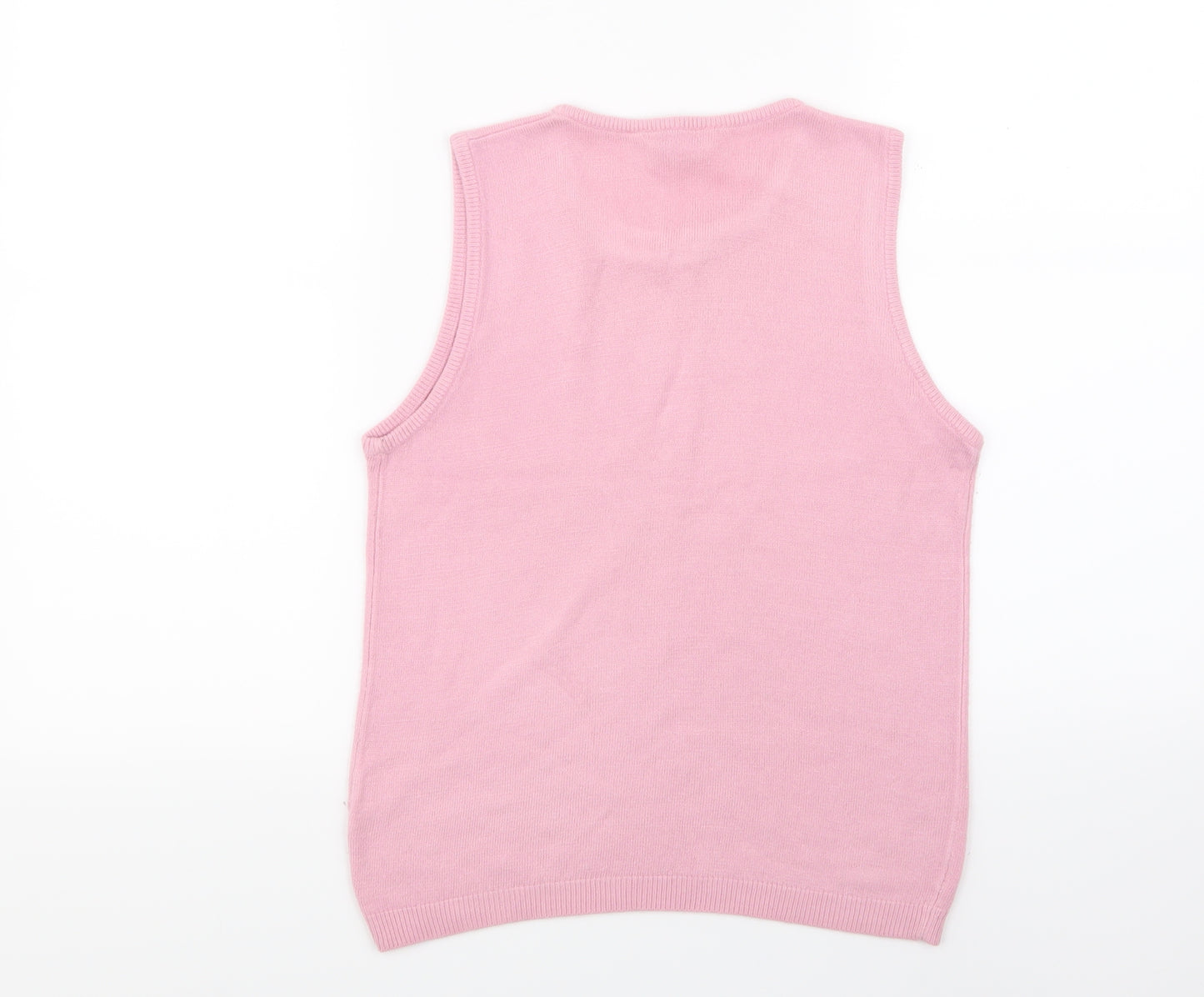 Antonia Bay Womens Pink   Basic Tank Size 12
