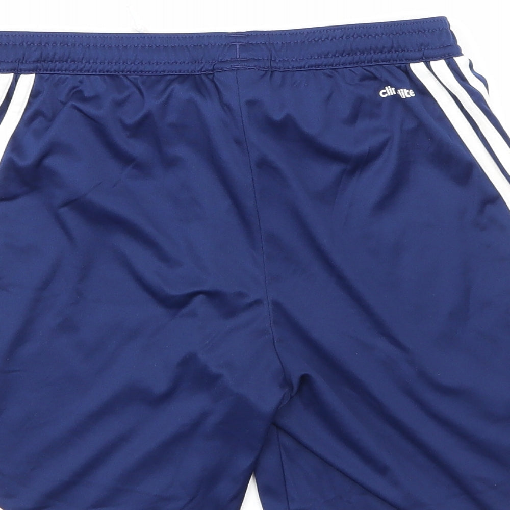 adiddas Boys Blue   Sweat Shorts Size 14-15 Years