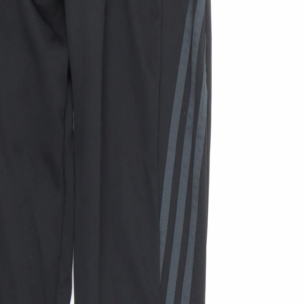 adiddas Boys Black   Sweatpants Trousers Size 12 Years