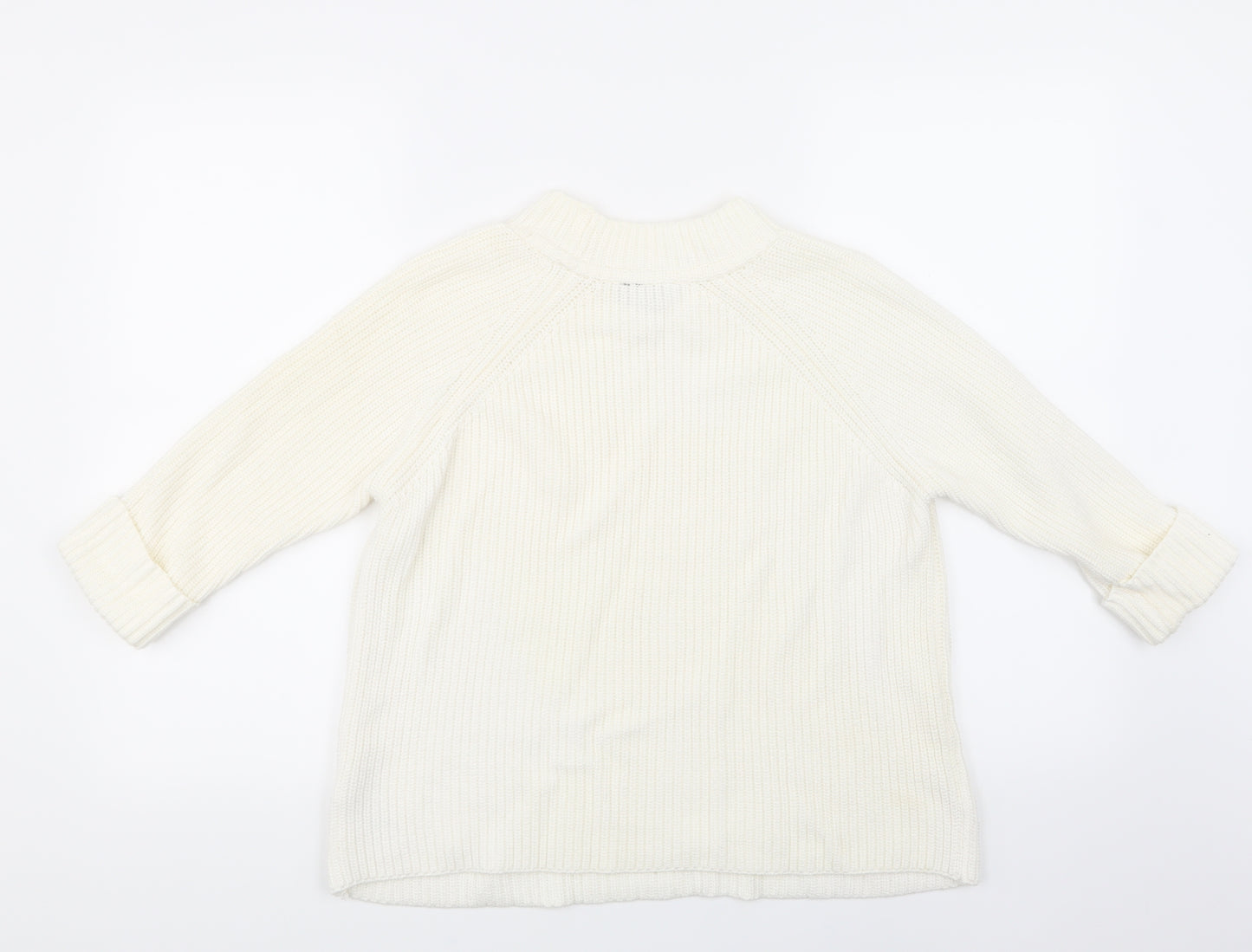 Top Shop Womens White   Pullover Jumper Size 12