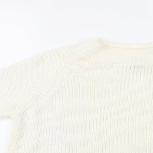 Top Shop Womens White   Pullover Jumper Size 12