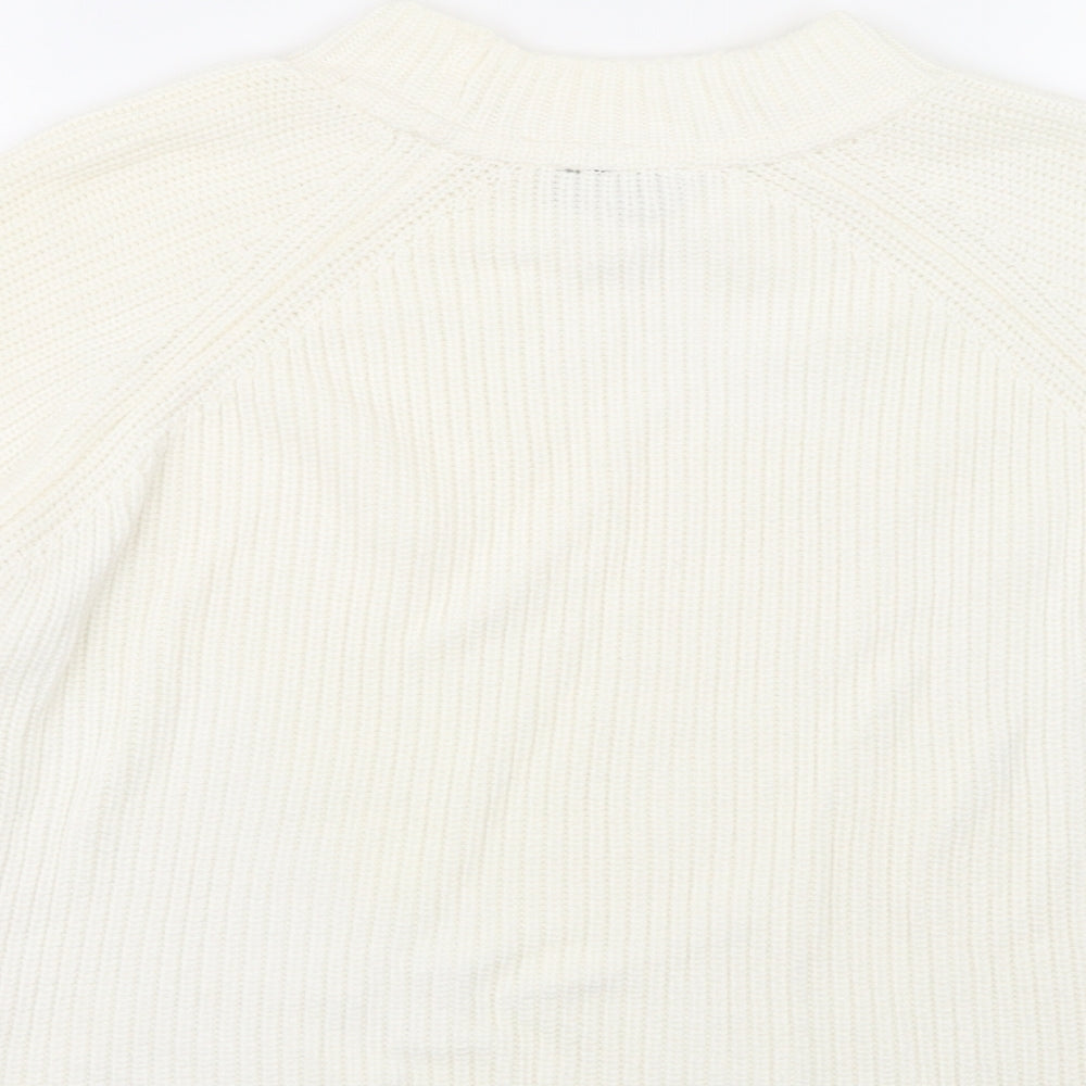 Top Shop Womens White   Pullover Jumper Size 12