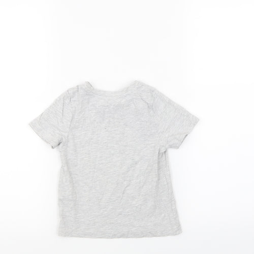 George Boys Grey   Basic T-Shirt Size 2-3 Years