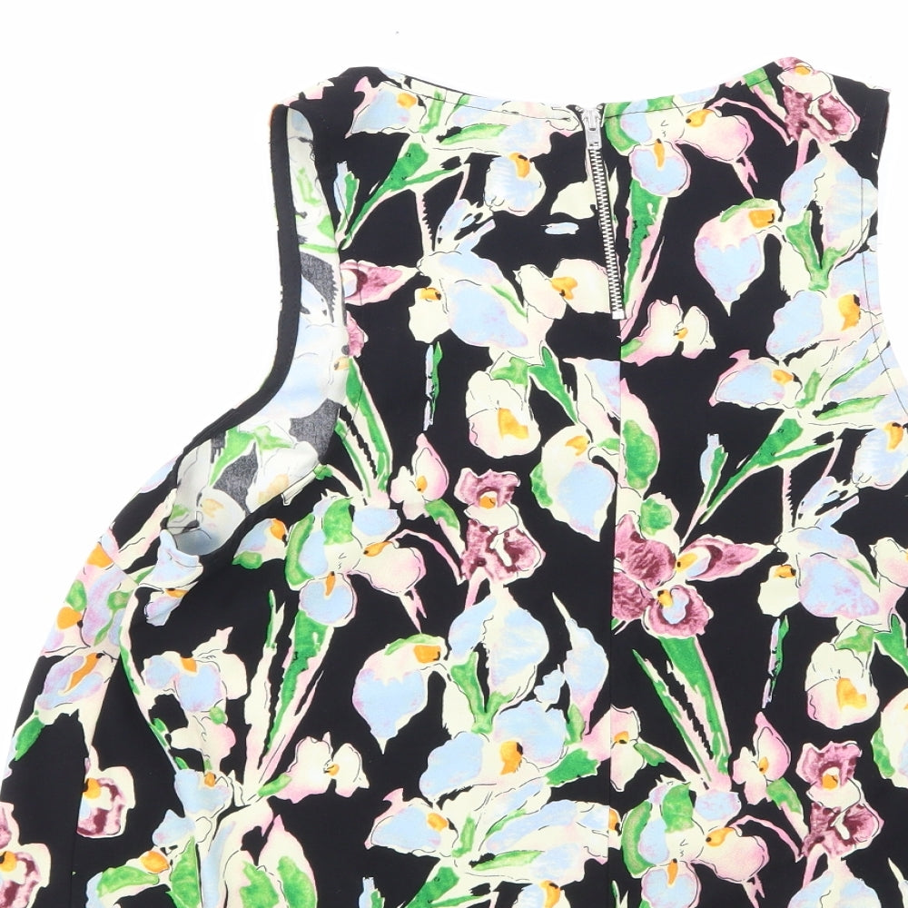 Top Shop Womens Multicoloured Floral  Tunic Blouse Size 12