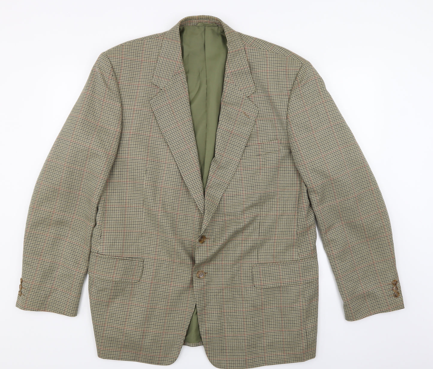 Avenue Mens White Check  Jacket Suit Jacket