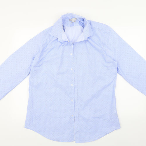 Red Herring Mens Blue Polka Dot   Dress Shirt Size 16.5