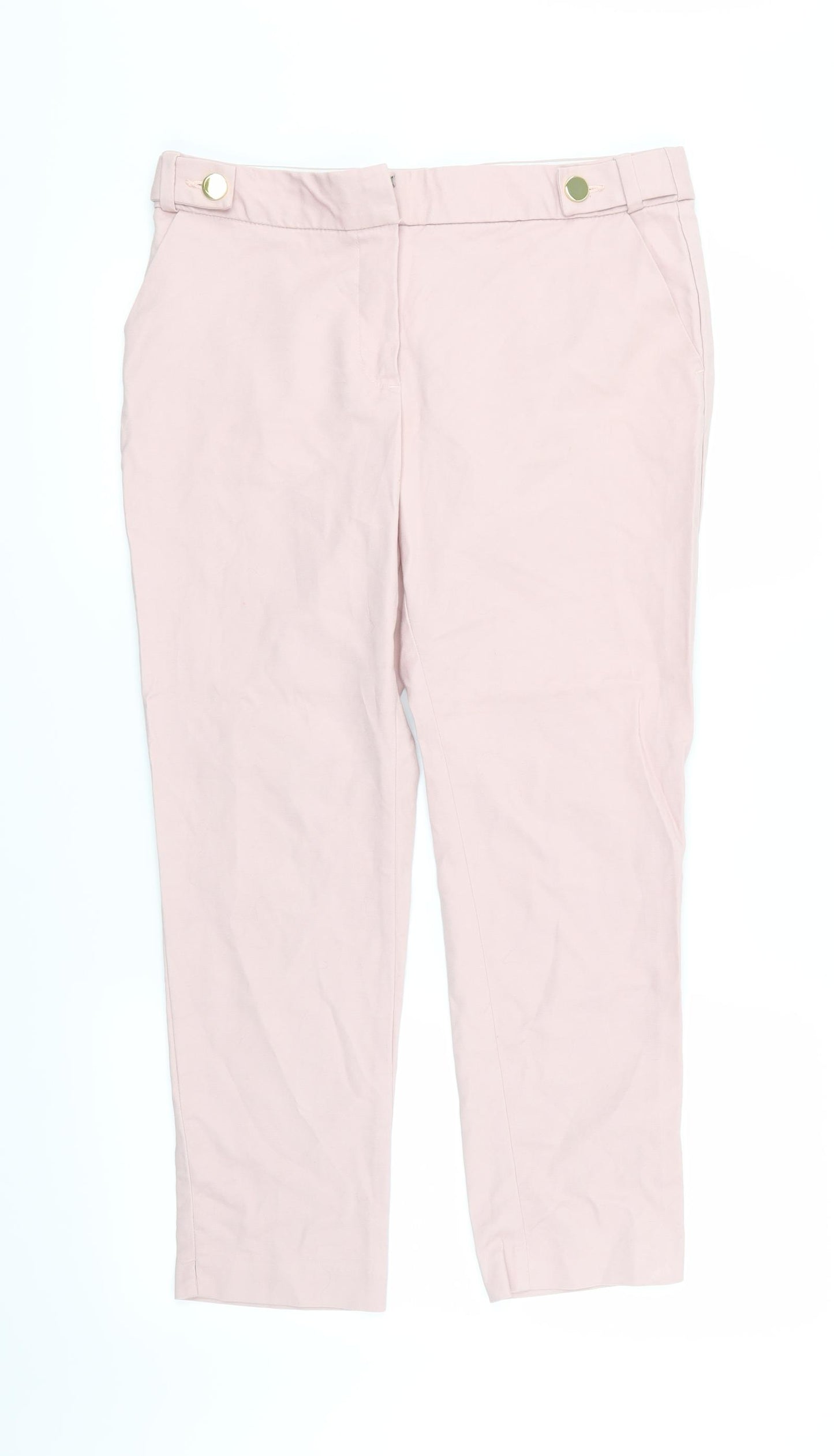F&F Womens Pink   Trousers  Size 12 L25 in