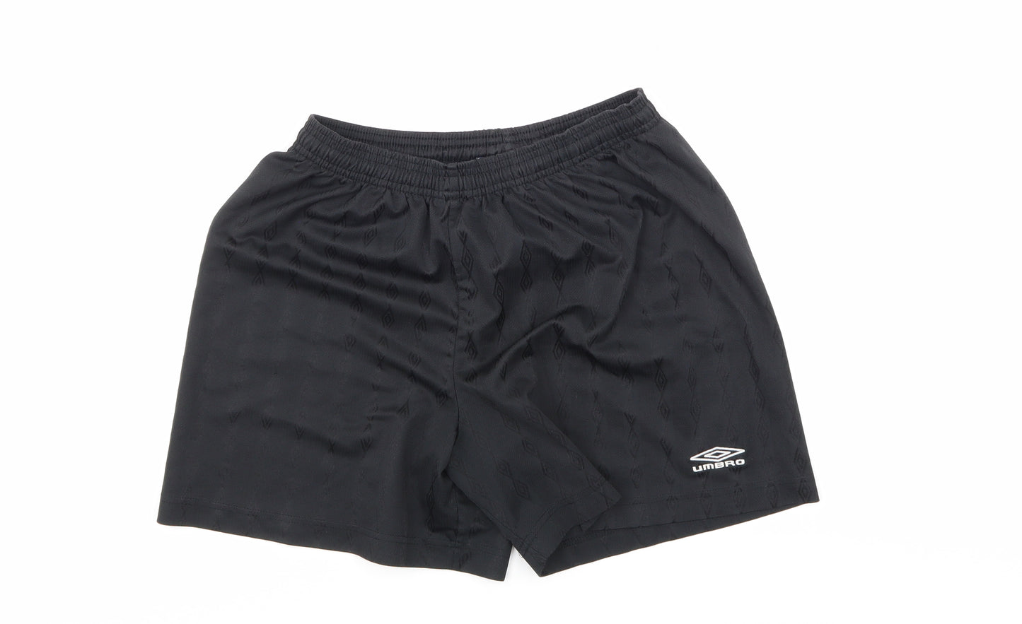 Umbro Mens Black   Sweat Shorts  - football