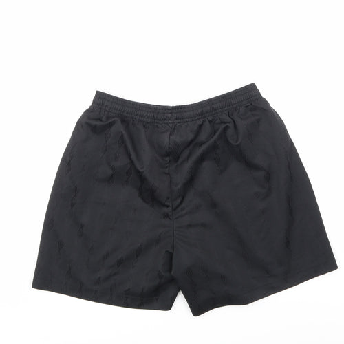 Umbro Mens Black   Sweat Shorts  - football