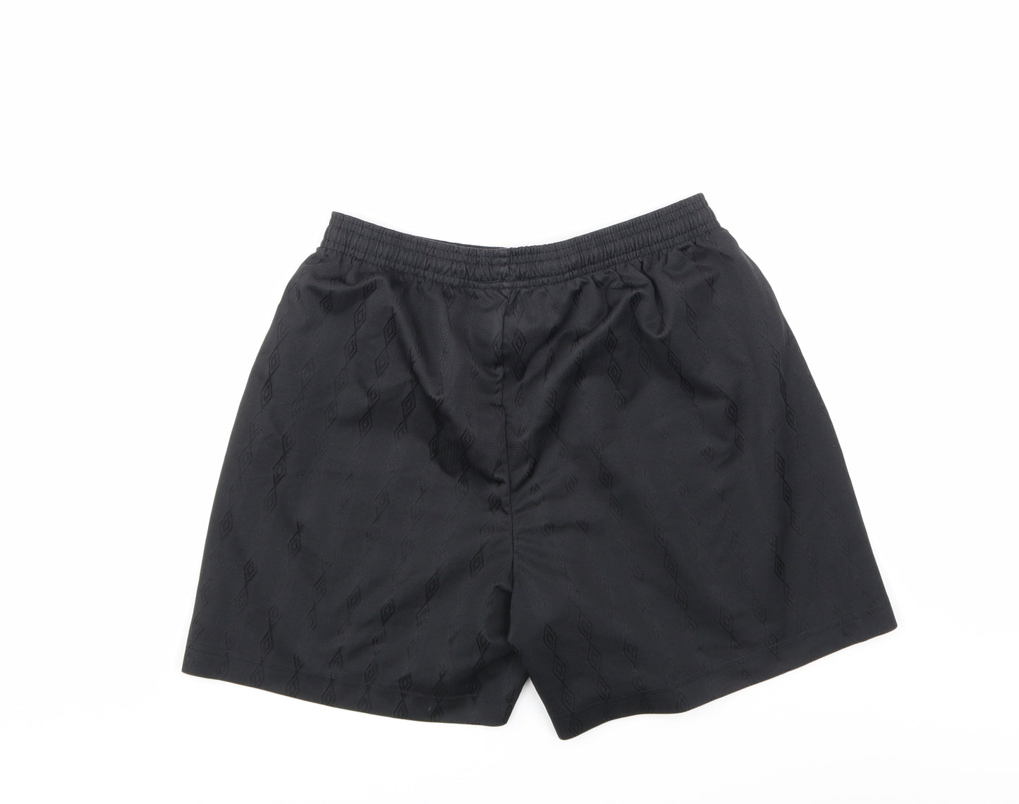 Umbro Mens Black   Sweat Shorts  - football