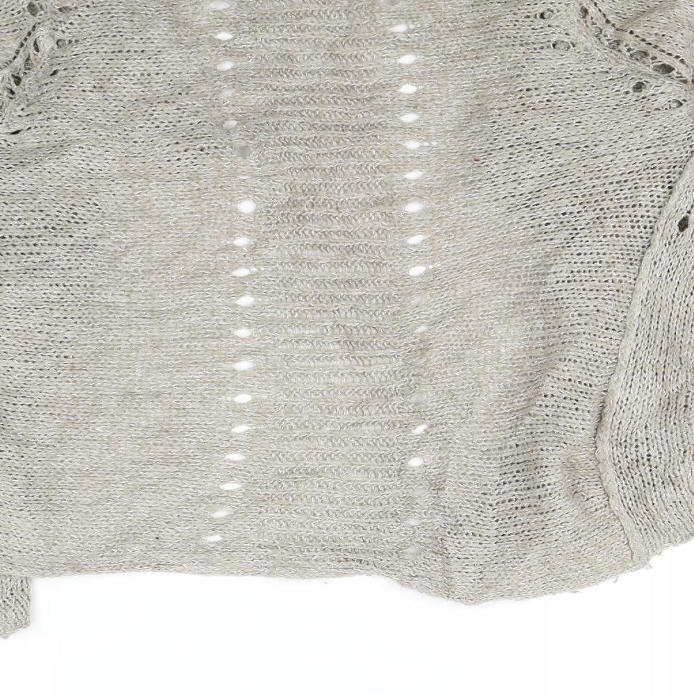 White Stuff Womens Grey   Cardigan Jumper Size 14