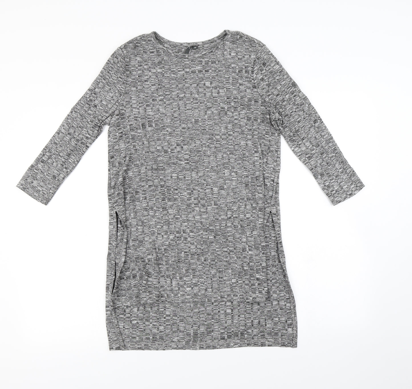 L.O.V Womens Grey   Basic T-Shirt Size XS