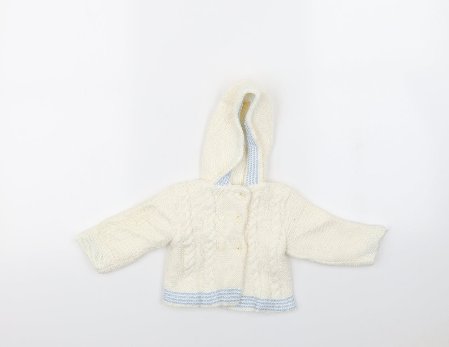 Zip Zap Baby Ivory   Cardigan Jumper Size 0-3 Months