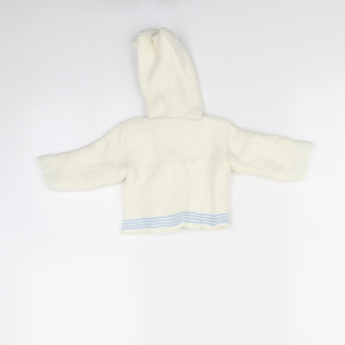 Zip Zap Baby Ivory   Cardigan Jumper Size 0-3 Months