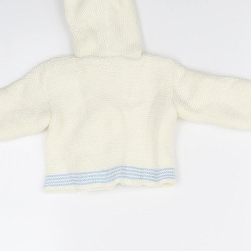 Zip Zap Baby Ivory   Cardigan Jumper Size 0-3 Months