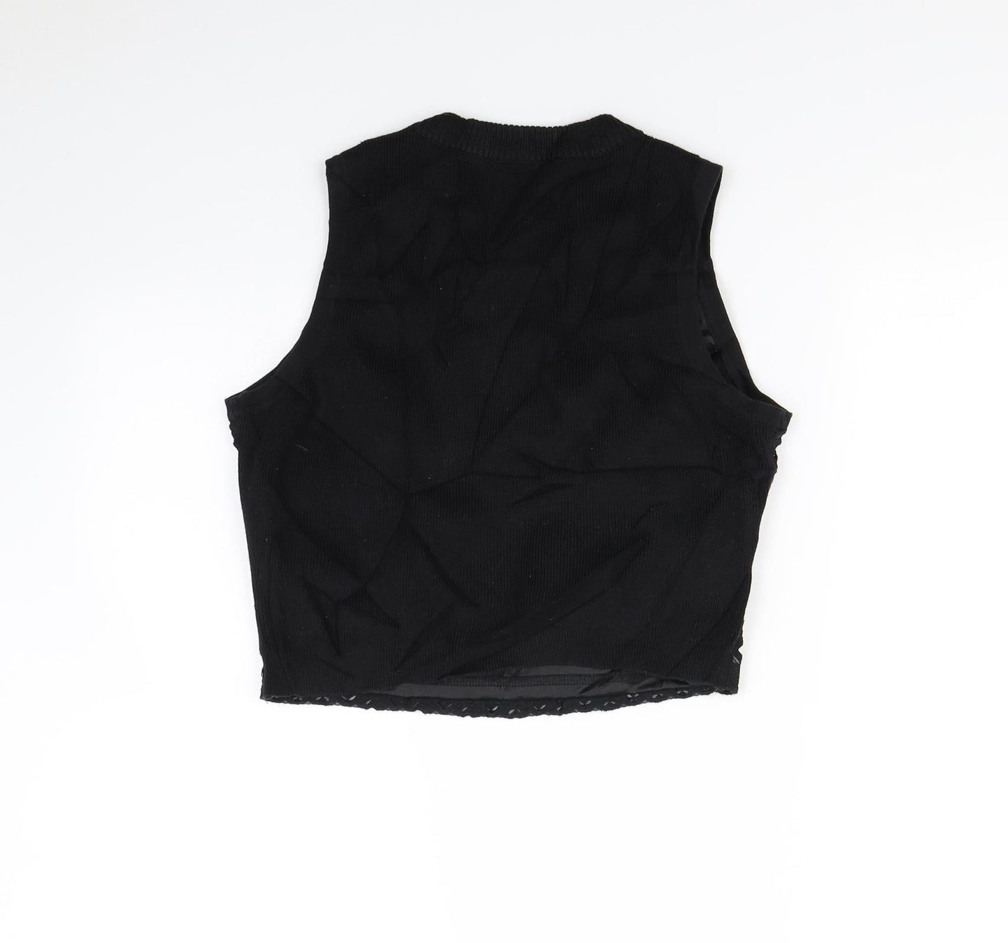 Miss Selfridge Womens Black   Vest Jumper Size 12