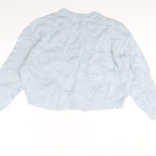 Divided Womens Blue   Pullover Jumper Size L