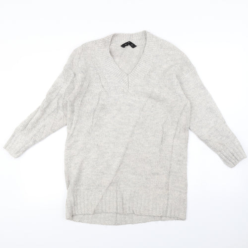 F&F Womens Grey   Pullover Jumper Size 8