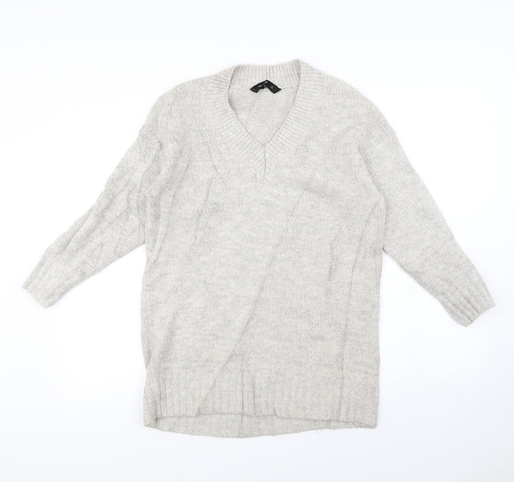 F&F Womens Grey   Pullover Jumper Size 8