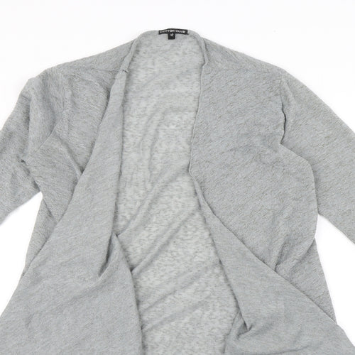 COTTON CLUB Womens Grey   Cardigan Jumper Size 12