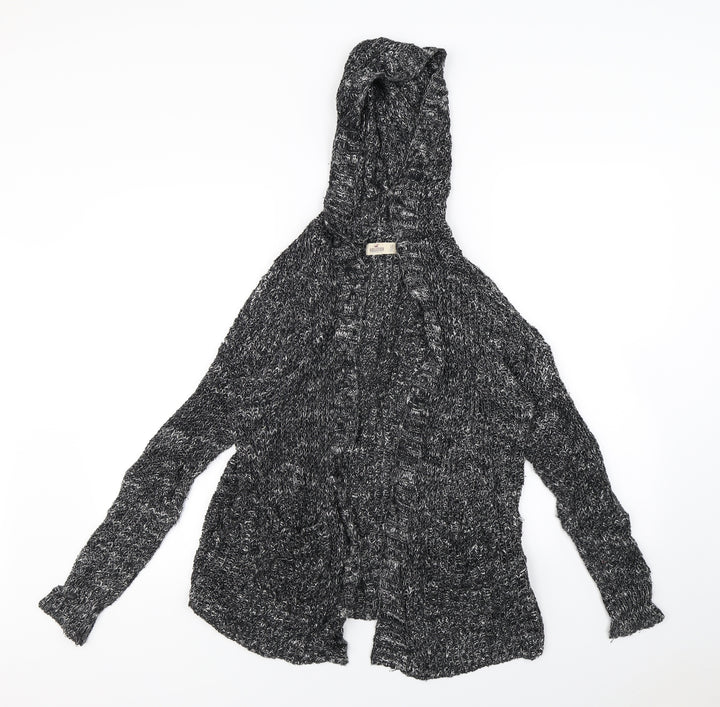 Hollister Womens Black Cardigan Jumper Size XS