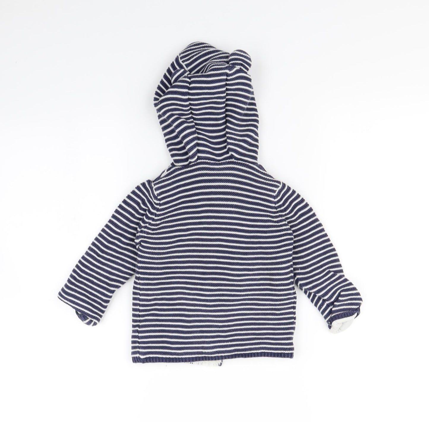 Fred & flo Baby Blue Striped  Jacket  Size 9-12 Months