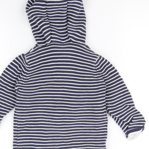 Fred & flo Baby Blue Striped  Jacket  Size 9-12 Months