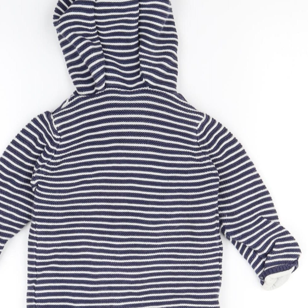 Fred & flo Baby Blue Striped  Jacket  Size 9-12 Months