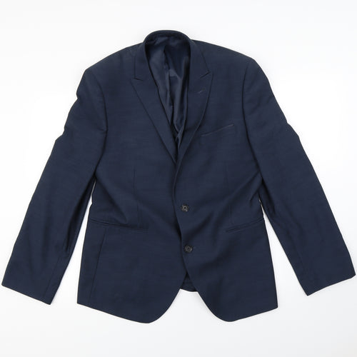 Preworn Mens Blue    Blazer Size S