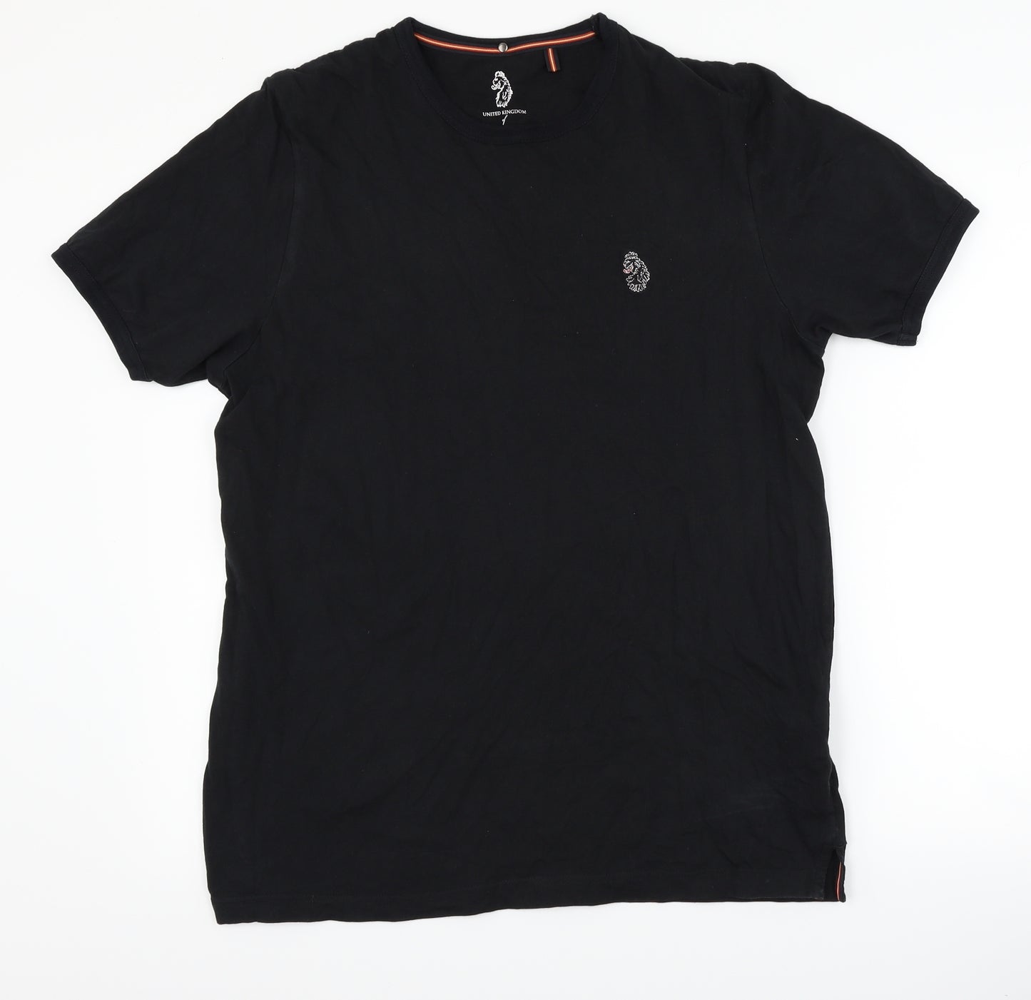 Luke Mens Black    T-Shirt Size L