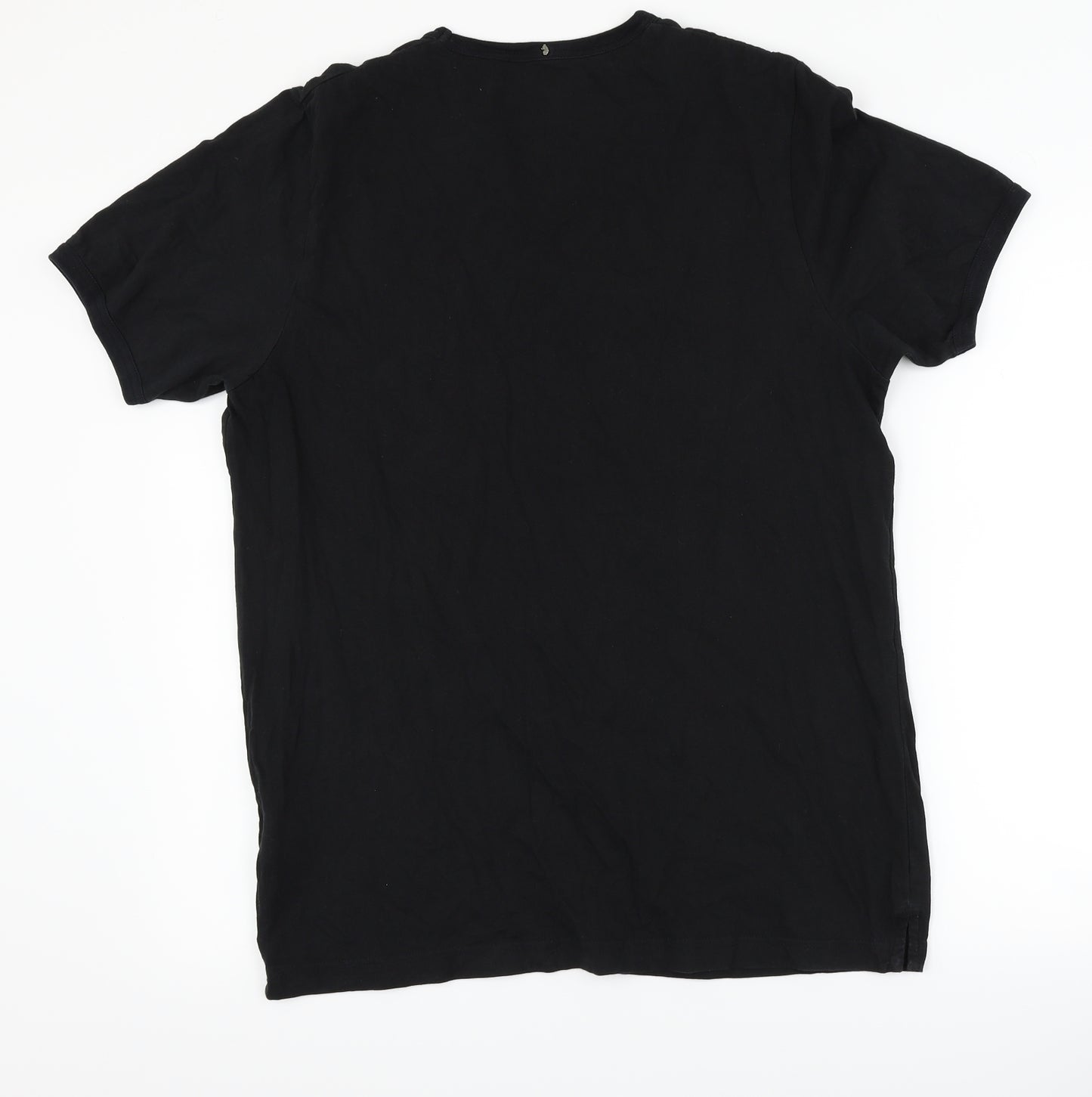 Luke Mens Black    T-Shirt Size L