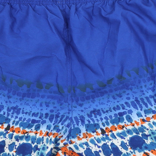 Matalan Mens Blue Geometric  Sweat Shorts Size 2XL - Swim wear