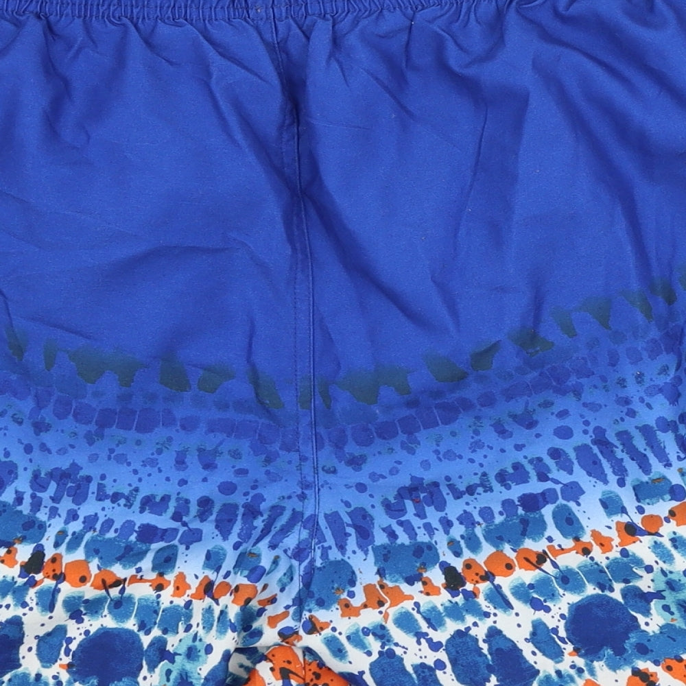 Matalan Mens Blue Geometric  Sweat Shorts Size 2XL - Swim wear